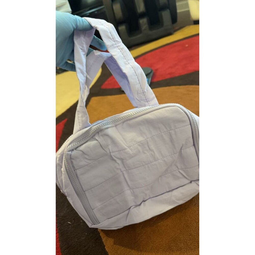 Travel Toiletry Bag, Crush Toiletry Bag for Women,Wide-open Puffy Toiletry Bags